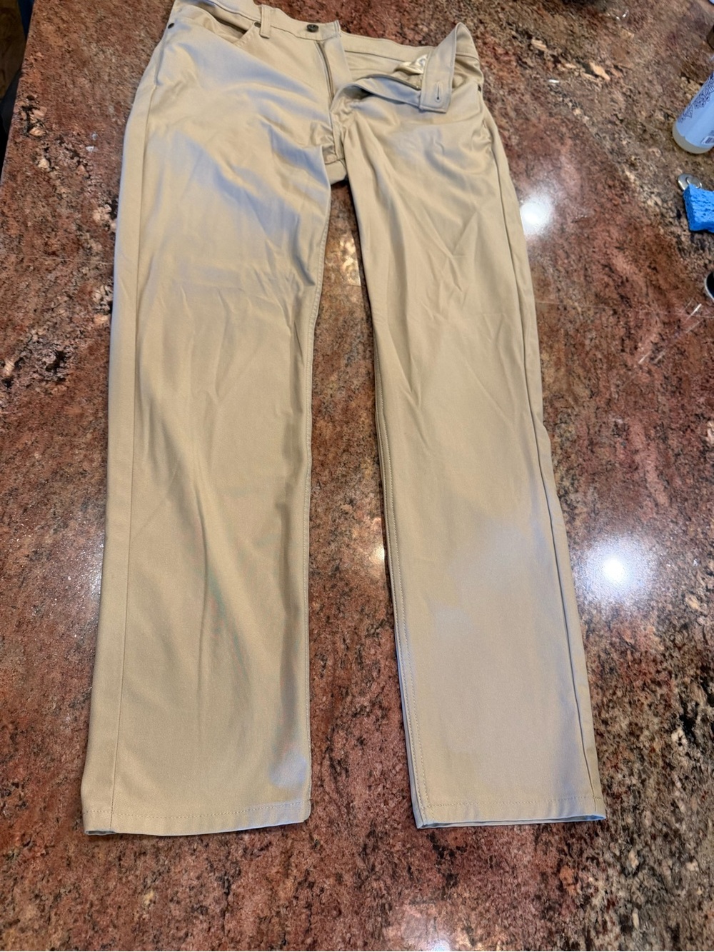 Classic Men's Tan Chinos – Straight Fit